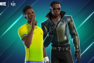 Vinícius Jr. no Fortnite