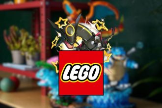 Imagem do box do conjunto LEGO Pokémon Rayquaza