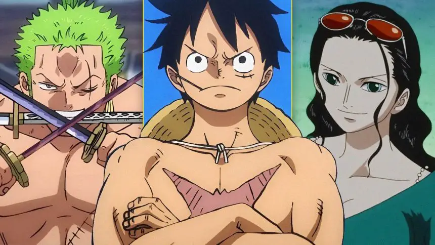 Evolução dos personagens de One Piece