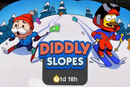Imagem ilustrativa do evento Diddly Slopes em Monopoly GO