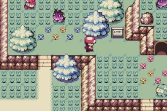Ilustração do jogo que mistura Pokémon e Stardew Valley