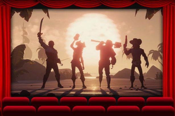 Cenas dos jogos Sea of Thieves e Gears of War