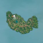 Explorador em Solarpunk com mapa nas mãos