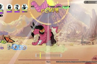 Imagem do jogo Ratatan, sucessor espiritual de Patapon.