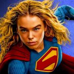 Supergirl em uma cena do filme