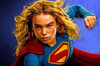 Supergirl em uma cena do filme