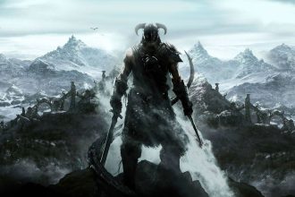 Capa do jogo Skyrim