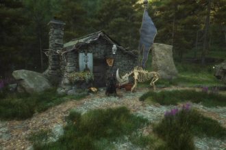 Mundo mágico de Hogwarts com o mod World Weaver