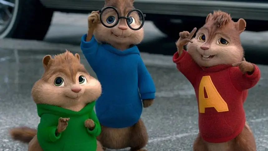 Alvin e os Esquilos em cena do novo reboot