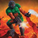 John Romero durante uma conferência sobre jogos