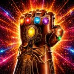 Personagens da Marvel e a Luva do Infinito