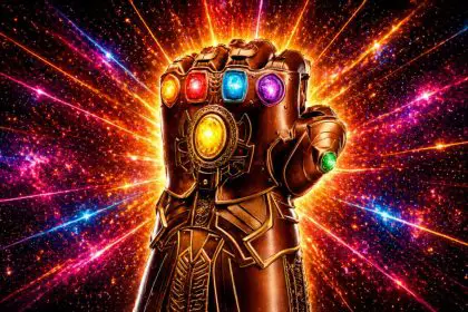 Personagens da Marvel e a Luva do Infinito