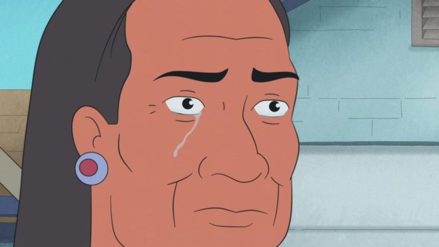 Cena de King of the Hill com John Redcorn