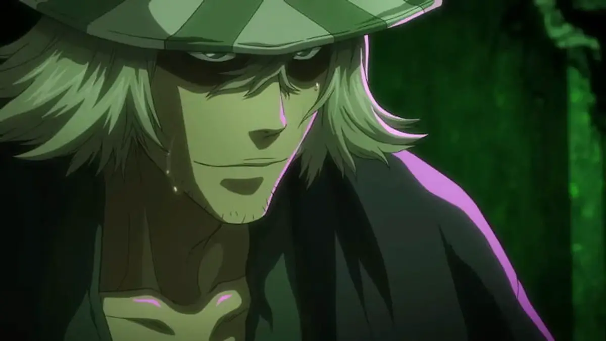 Cena da batalha em Bleach