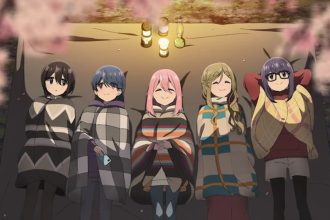 Imagem de uma cena serena de um anime slice-of-life.