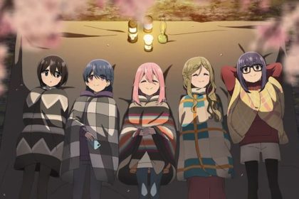 Imagem de uma cena serena de um anime slice-of-life.