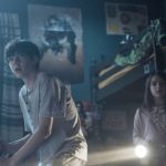 Pôster de The Mummy 2026 com elementos de terror