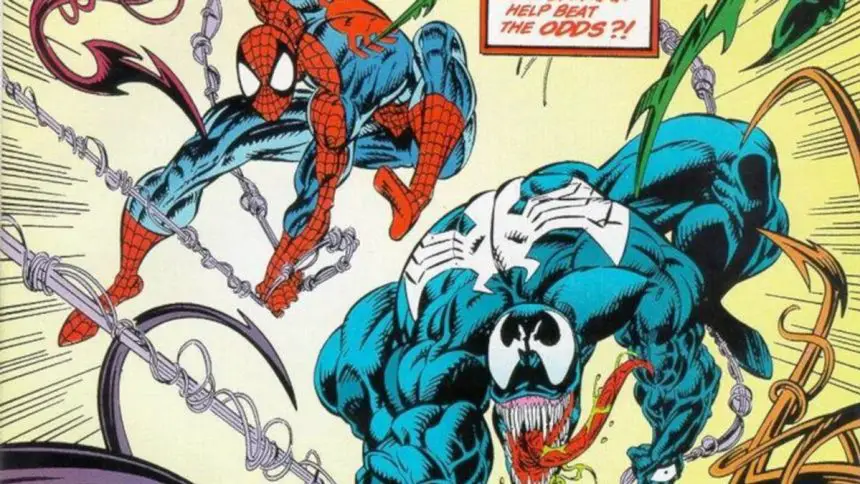 Capa de quadrinhos da Marvel de 1992
