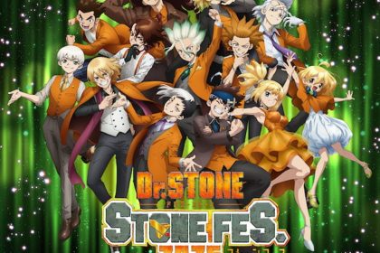 Arte visual do evento Dr. STONE – STONE FES. 2026