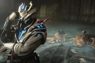 Arte do novo universo de Warframe Tau