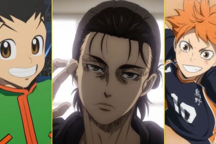 Capa das melhores séries de anime da década de 2010
