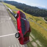 Carro realizando um Barrel Roll em Forza Horizon 6