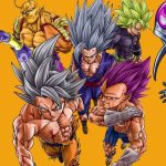 Goku e outros personagens de Dragon Ball