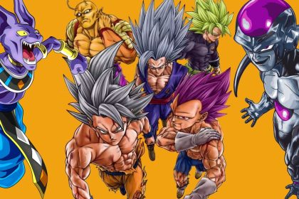 Goku e outros personagens de Dragon Ball