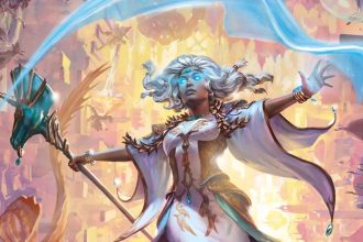 Imagem de Dungeons & Dragons mostrando personagens em um cenário de aventura.
