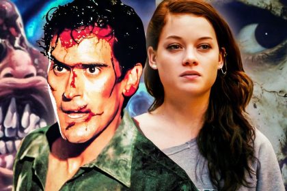 Pôster de Evil Dead com Ash Williams
