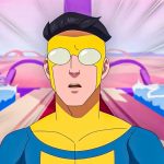 Imagem de Invincible com personagens principais