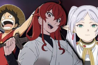 Arte de Mushoku Tensei - Rudeus Greyrat em ação