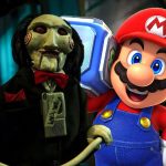 Imagem do jogo Machine Party com elementos de Mario Party e Saw