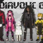 Mebius Dust anime com personagens principais