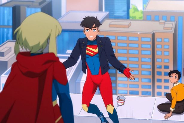 Cena do episódio 4 da terceira temporada de My Adventures With Superman