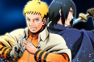 Boruto e seus amigos em ação, simbolizando a nova geração de ninjas.