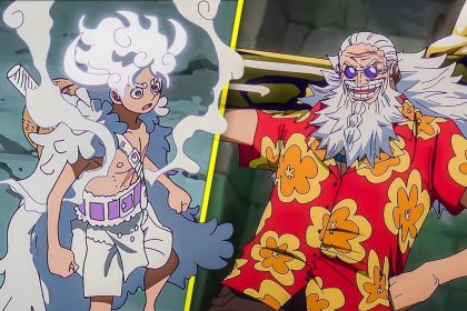 Cena do Episódio 1170 de One Piece com Luffy e Scopper Gaban em batalha.