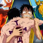 Arte de One Piece mostrando momentos emocionais