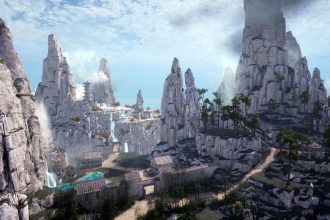 Imagem da Ilha Sunreach em Palworld