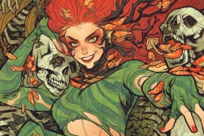 Poison Ivy em uma cena sombria do universo de Batman