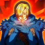 Sanji ativando seu Haki Supremo em One Piece