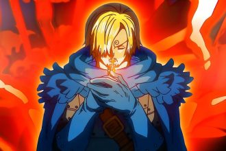 Sanji ativando seu Haki Supremo em One Piece