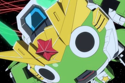 Cartaz do novo filme Sgt. Frog em 4DX com Keroro