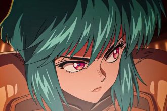 Imagem do anime Ghost in the Shell 2026 com Motoko Kusanagi.