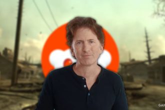 Todd Howard em evento da Bethesda
