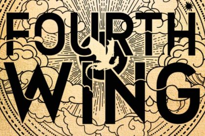 Capa do livro Fourth Wing de Rebecca Yarros