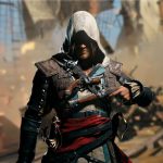 Edward Kenway navegando no Jackdaw