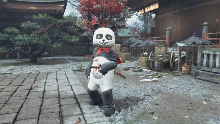 Onimusha: Descubra as Fantasias Secretas de Musashi - Fantasia de Panda